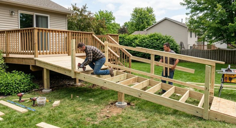 Deck Ramp Installation in Kansas City, KS