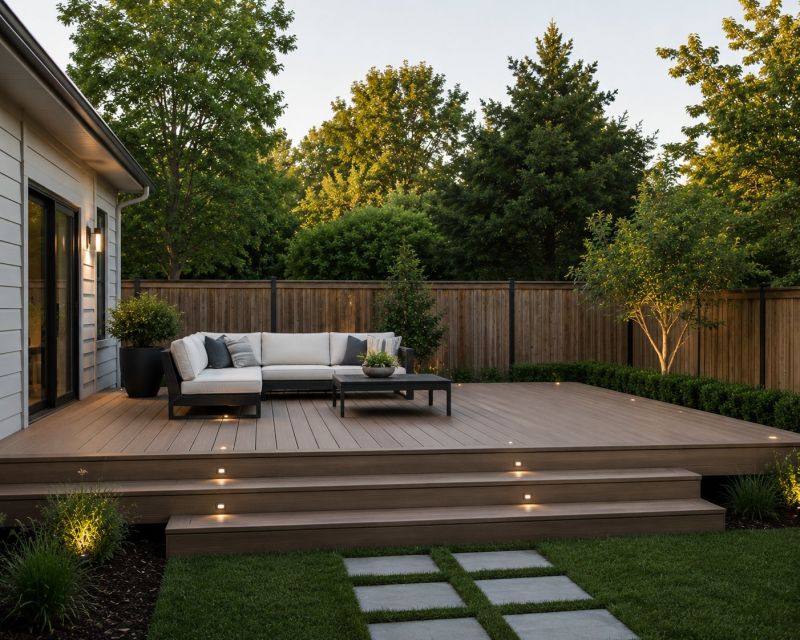 Floating Deck Installation in Norwalk, CT